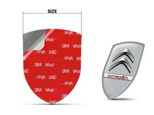 Citroen Logos Silicone Automobile Style Étoile Personnalisable
